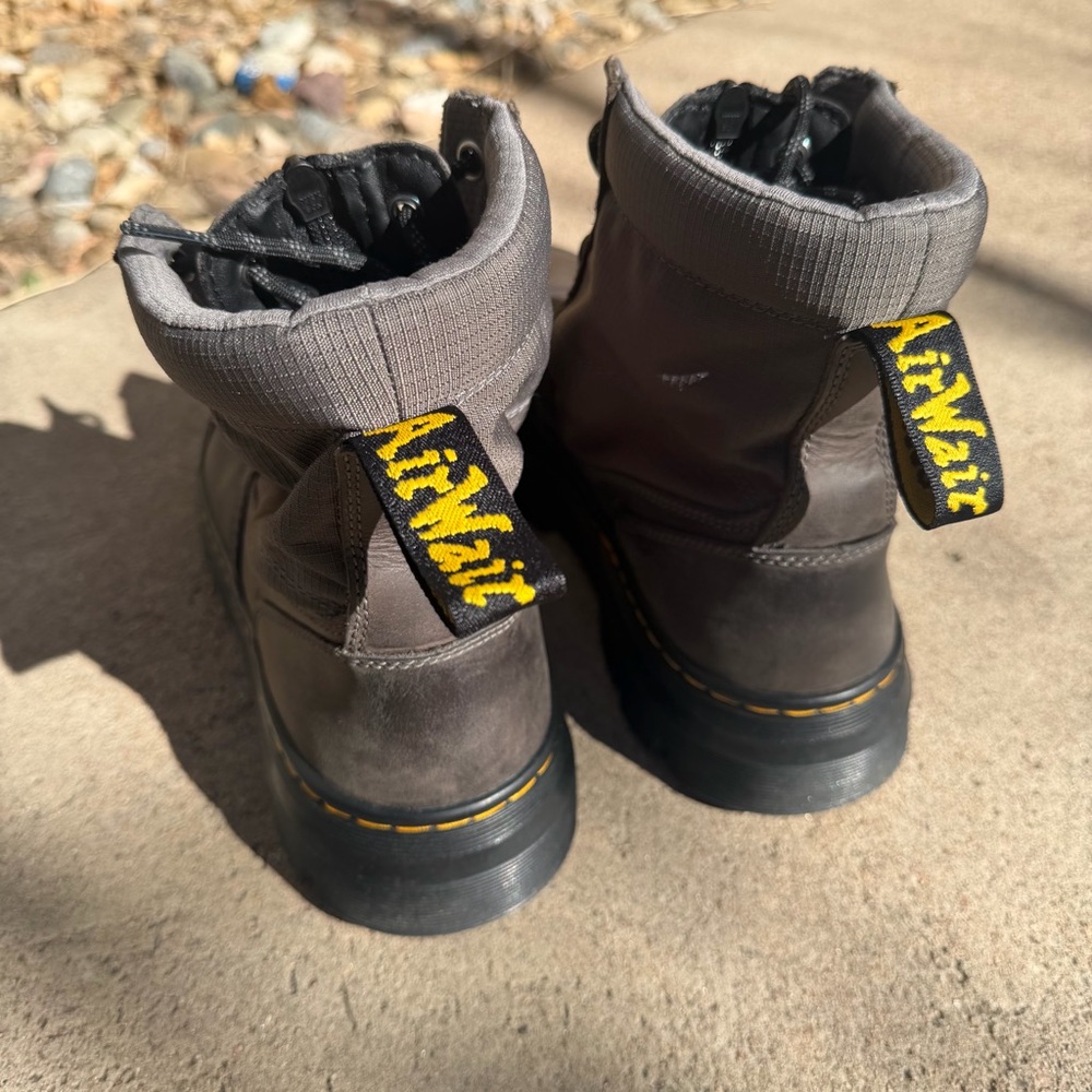 Dr. Martens Combs Jungle Zip Boots, Brown/ Grey, Men’s 11, Women’s 12. - Picture 3 of 14